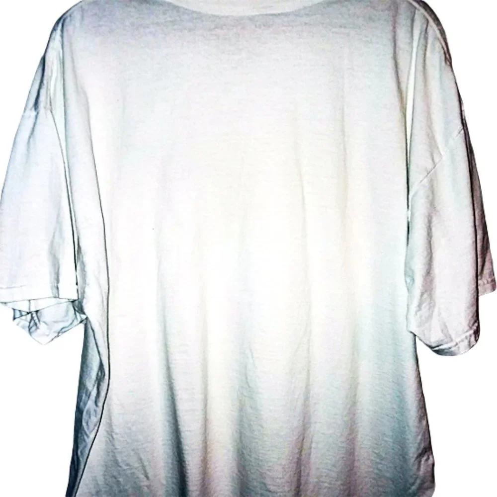 Nike Men's White T-Shirt Embroidered Swoosh Sz X-Large